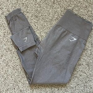 Gymshark Vital 2.0 Seamless leggings Sz Lg Taupe